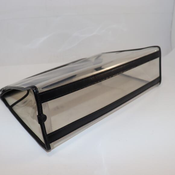 Gucci Clear PVC Tote with Black Leather Trim Vintage - Picture 3 of 4